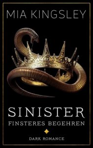 Cover von Dark Bad Romance Buch "Sinister" von Mia Kingsley